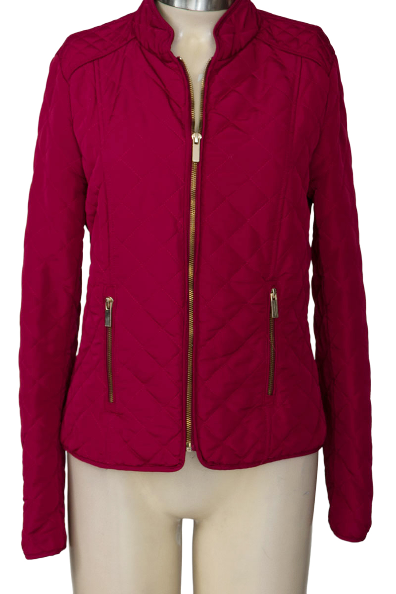 Chaqueta / Abrigo color Vinotinto - Stradivarius