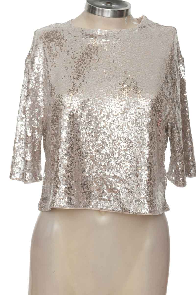 Top / Camiseta color Plateado - H&M