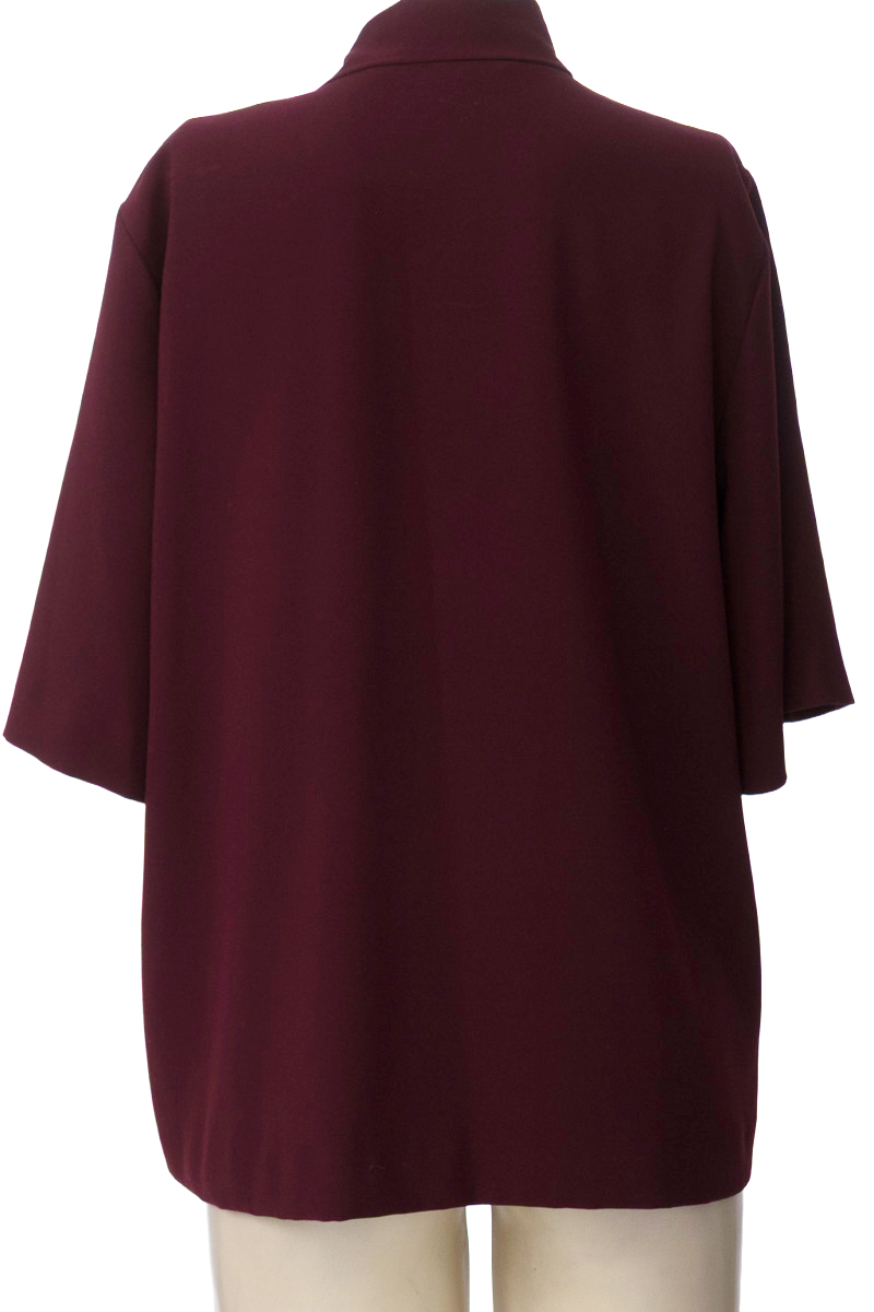 Blusa color Vinotinto - Zara