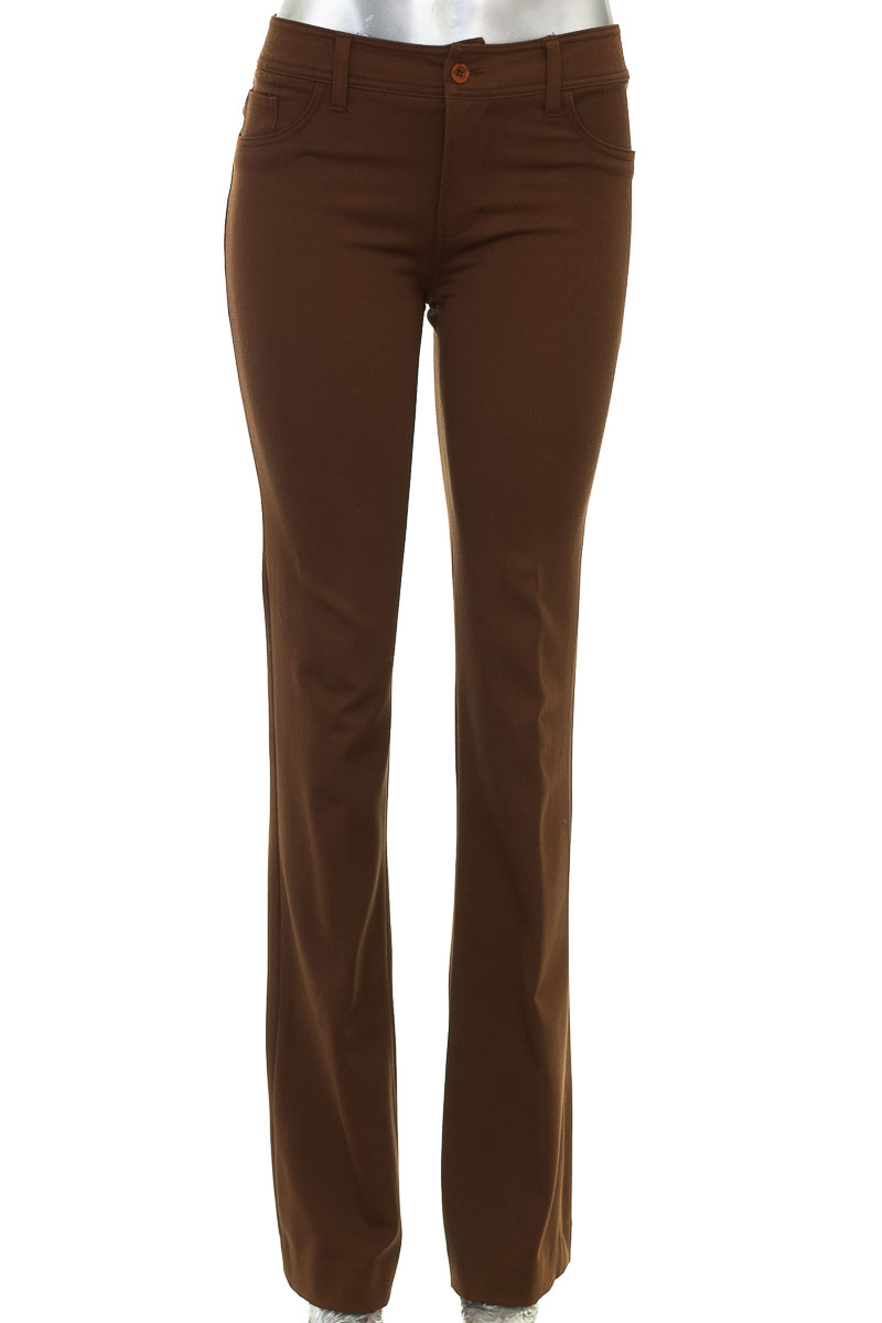 pantalon color cafe mujer