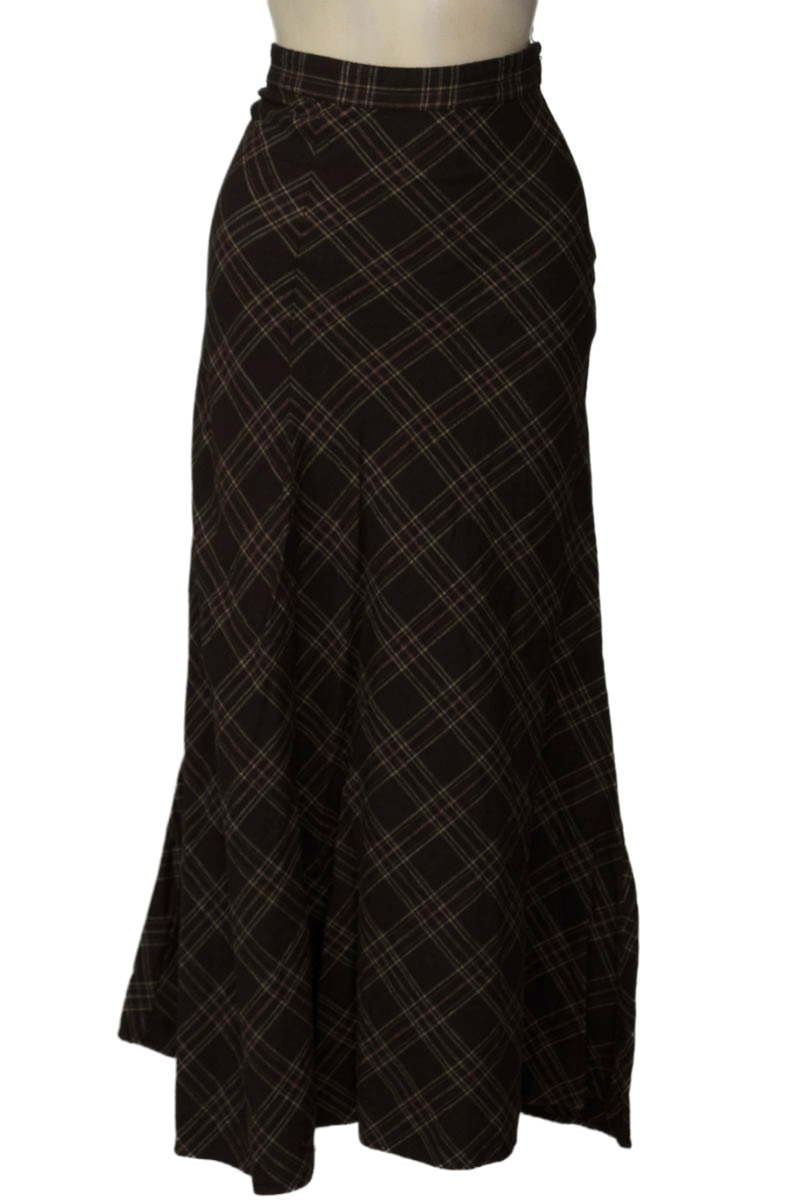 Falda color Café - Zara