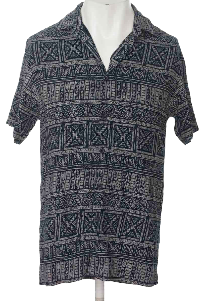 Camisa color Azul - Bershka