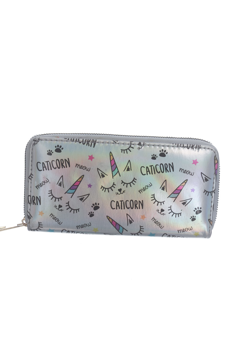 Cartera / Bolso / Monedero color Plateado - Closeando