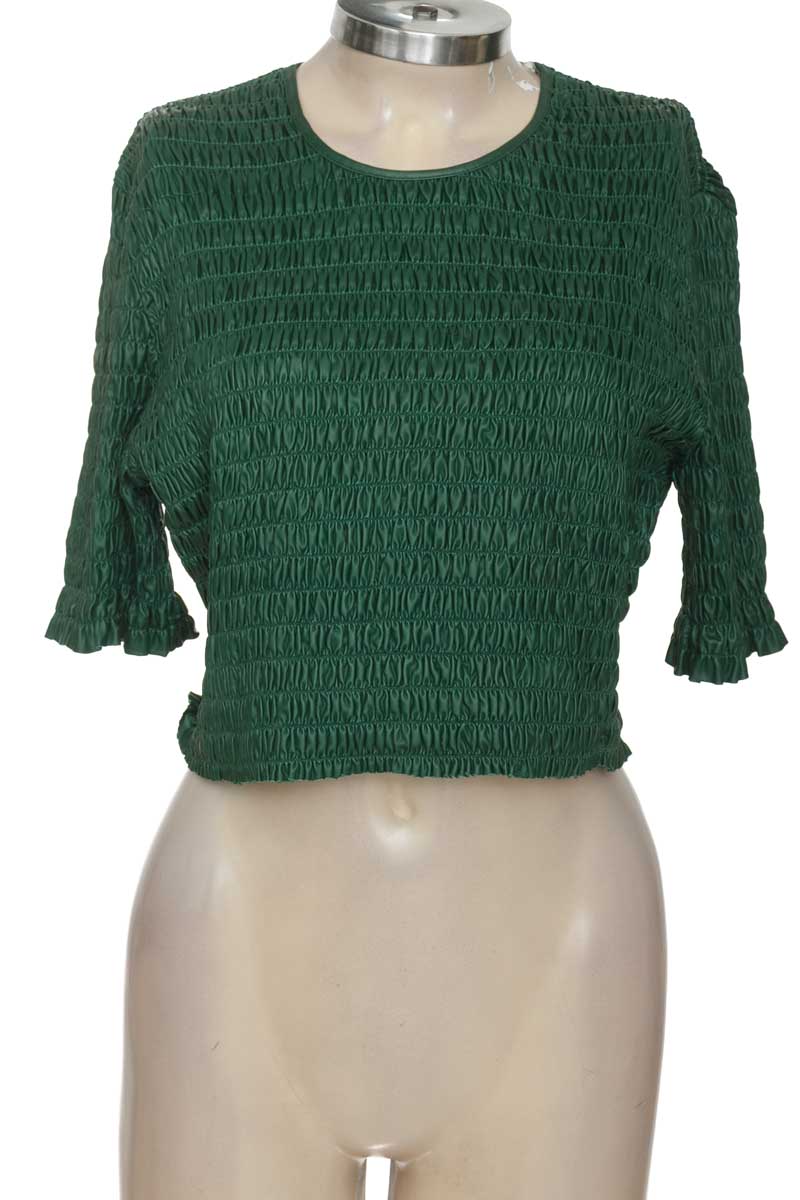 Blusa color Verde - Zara