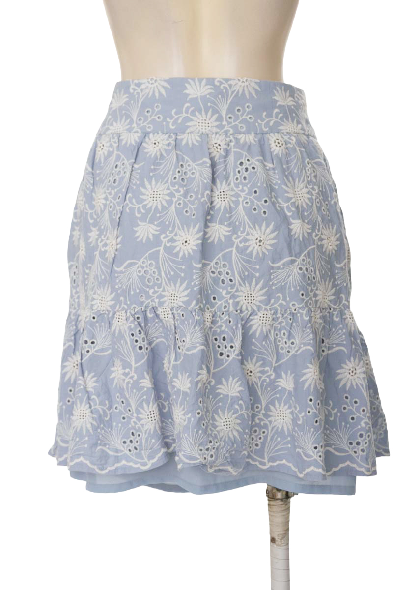 Falda color Azul - Julio