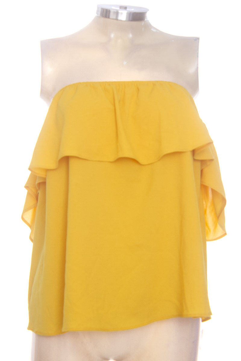 Blusa color Amarillo - estradivarius