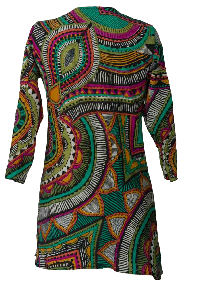 Blusa color Estampado - Azulu