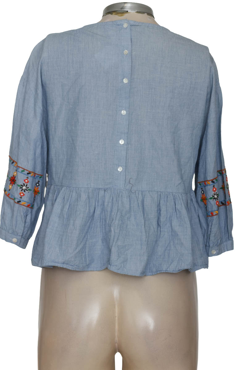 Blusa color Azul - Zara