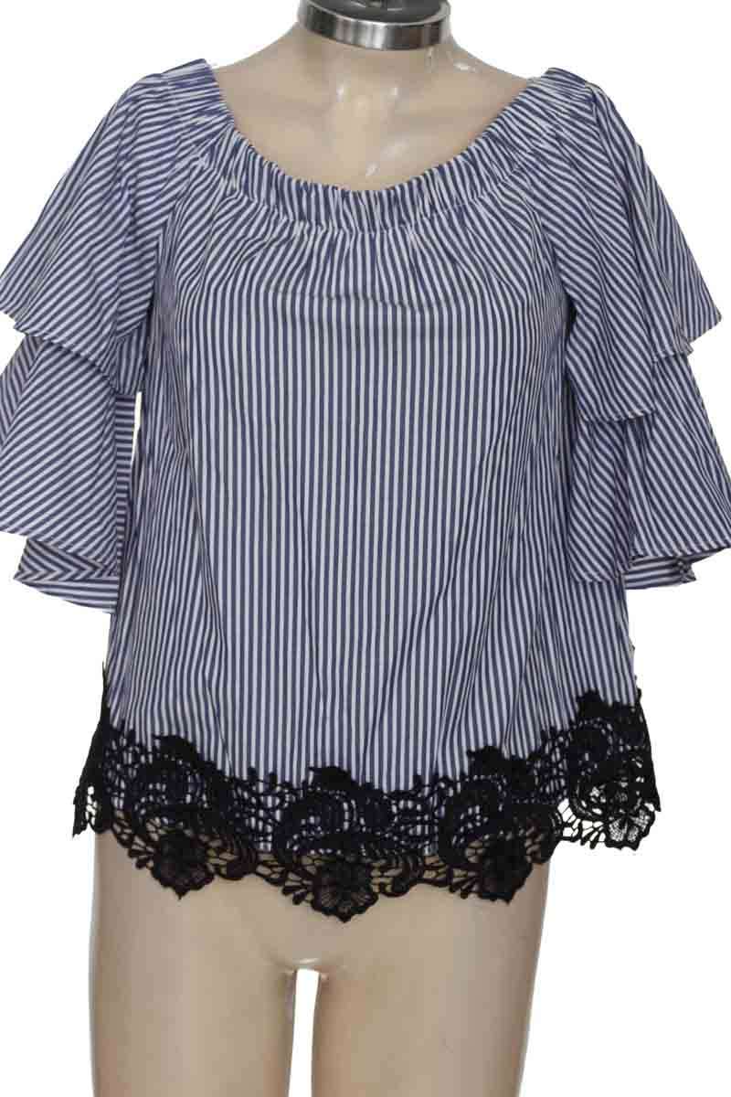 Blusa color Azul - Zara