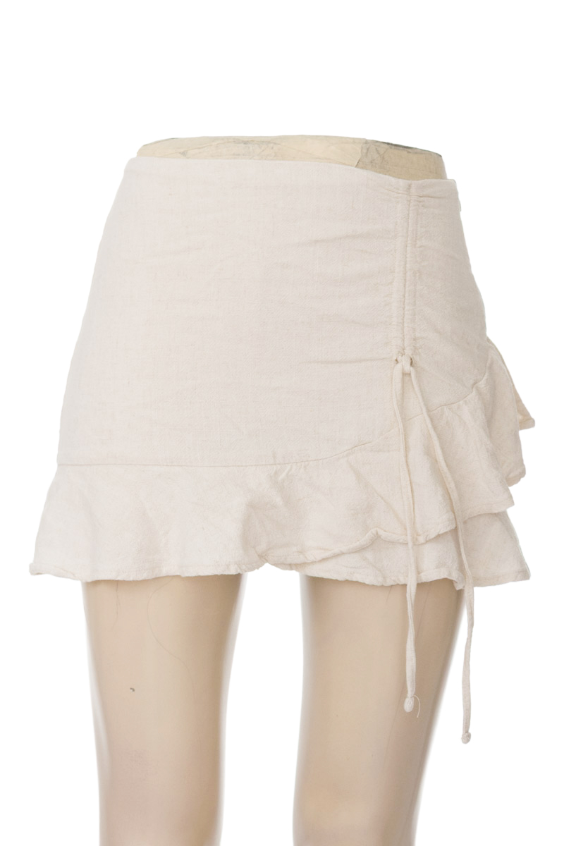 Falda color Beige - Stradivarius