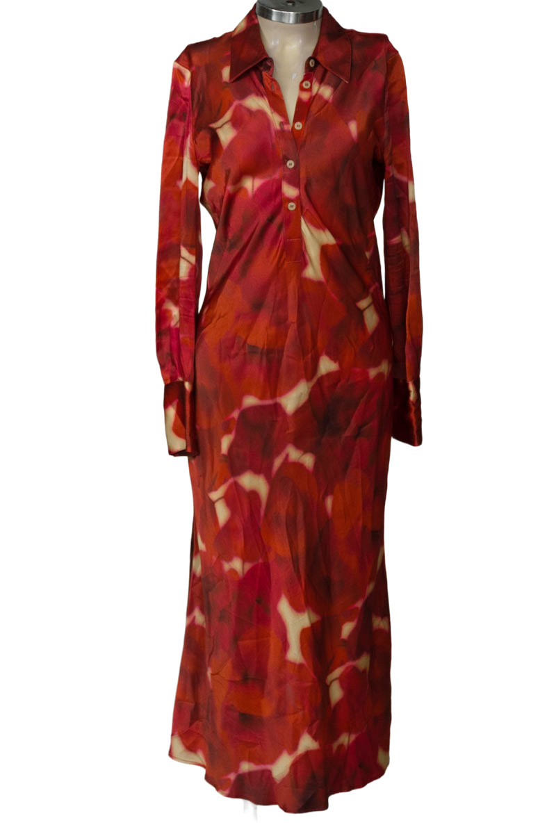 Vestido / Enterizo color Vinotinto - Zara