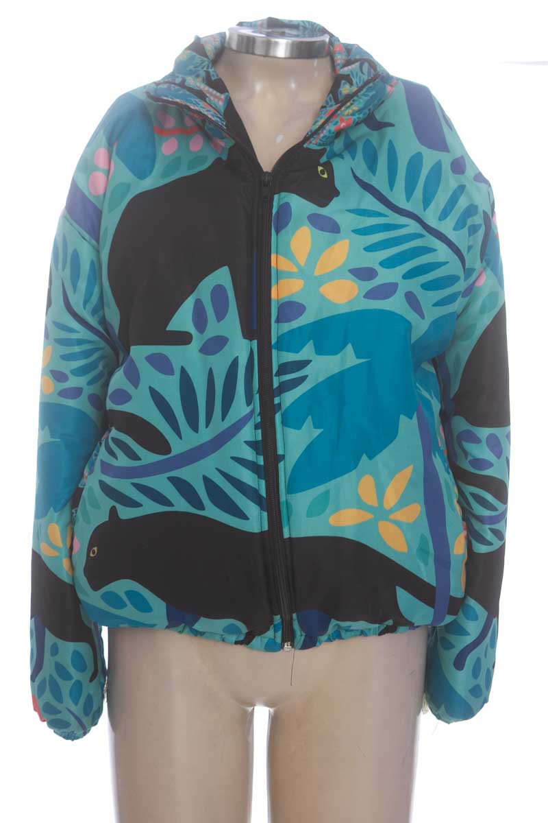 Chaqueta / Abrigo color Aguamarina - Dausan