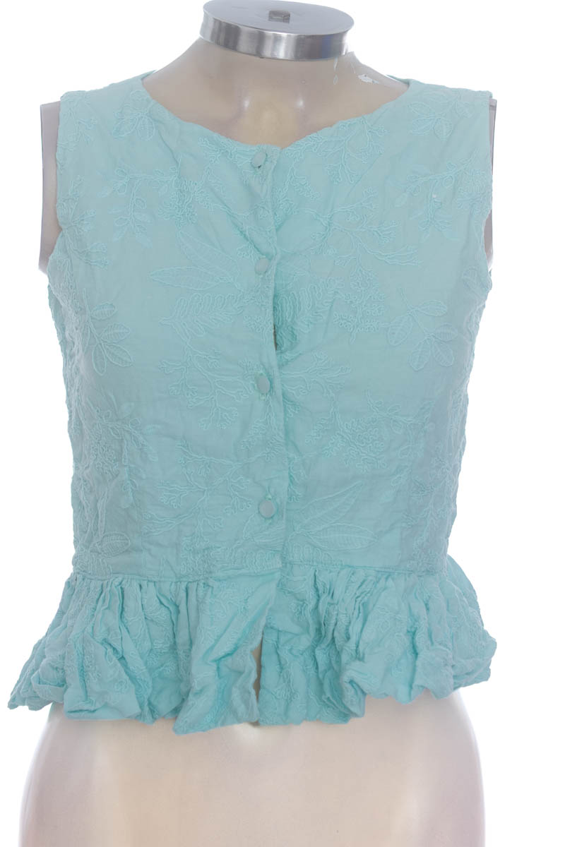 Top / Camiseta color Aguamarina - Femme