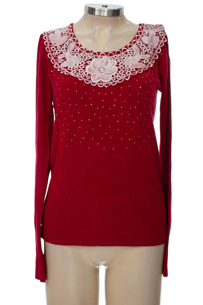 Sweater color Vinotinto - Closeando