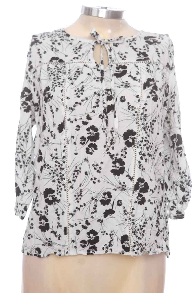 Blusa color Blanco - Como Blu