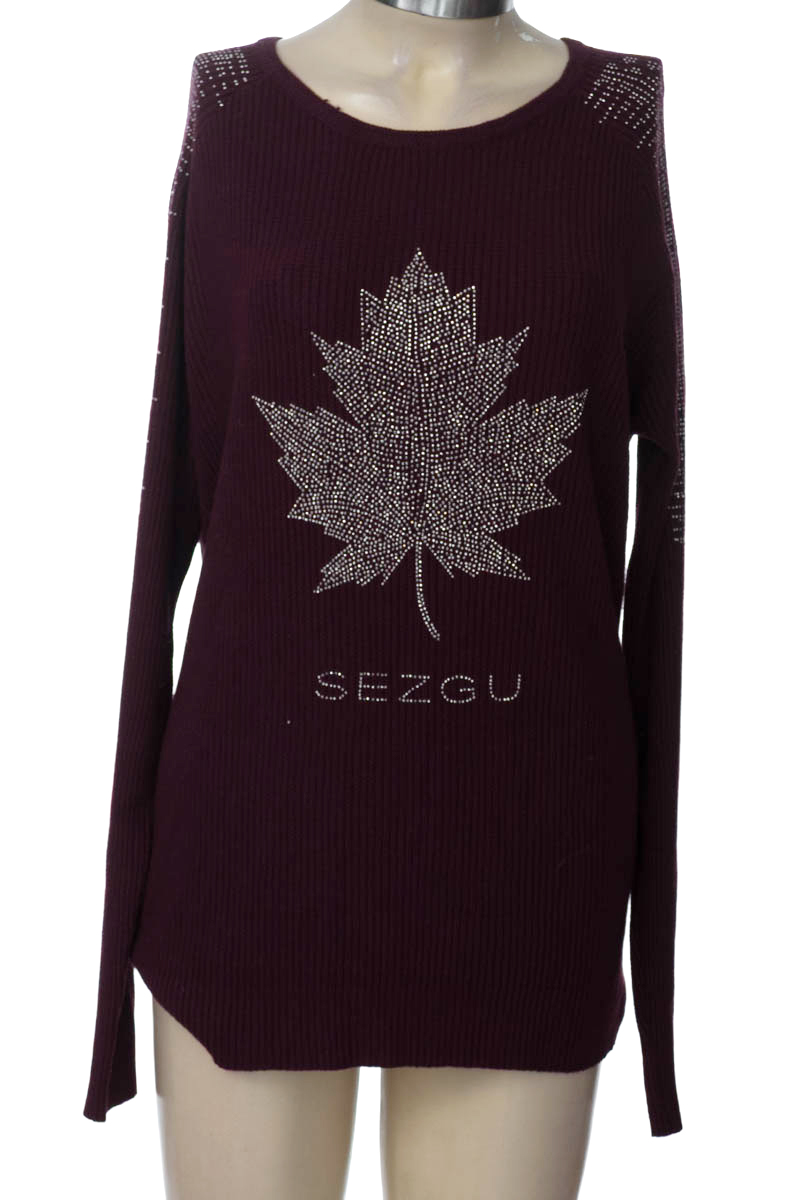 Sweater color Vinotinto - Closeando