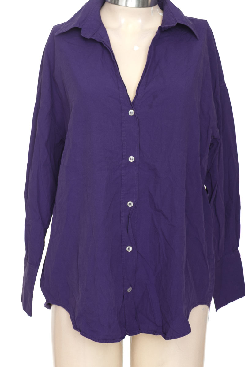 Blusa color Morado - Zara