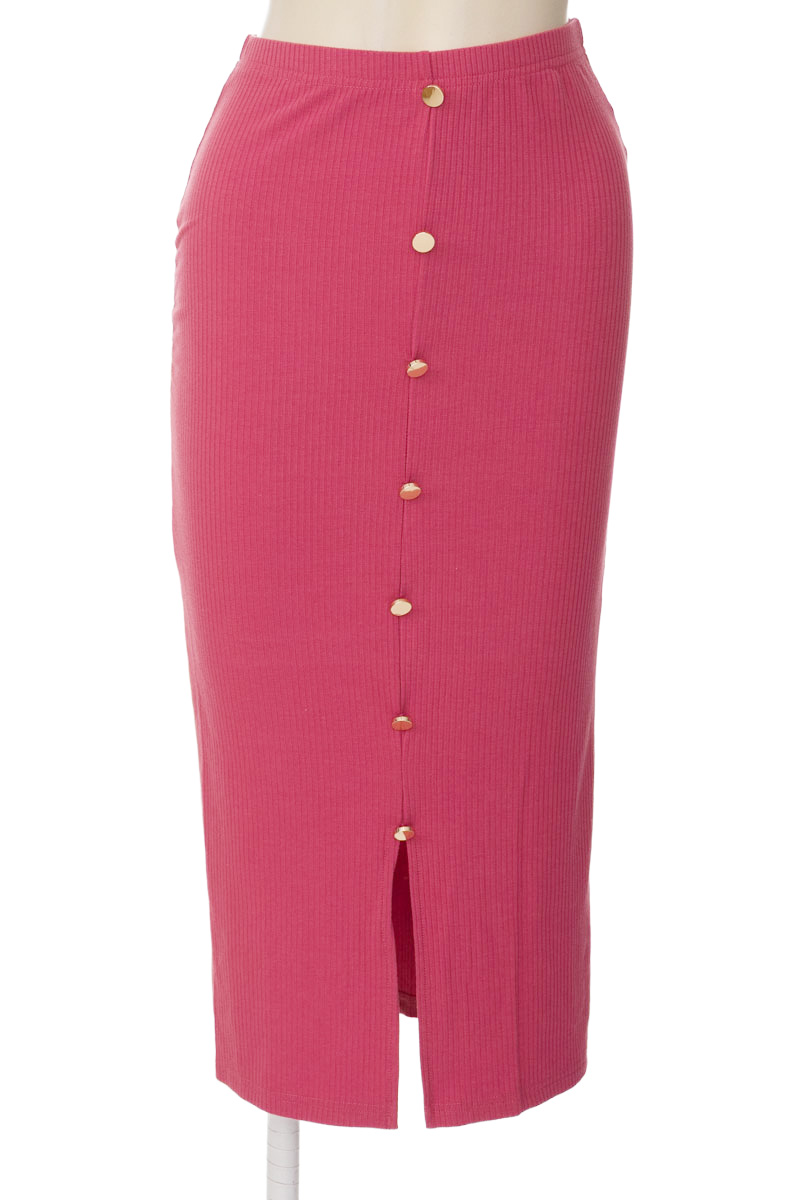 Falda color Rosado - Shein