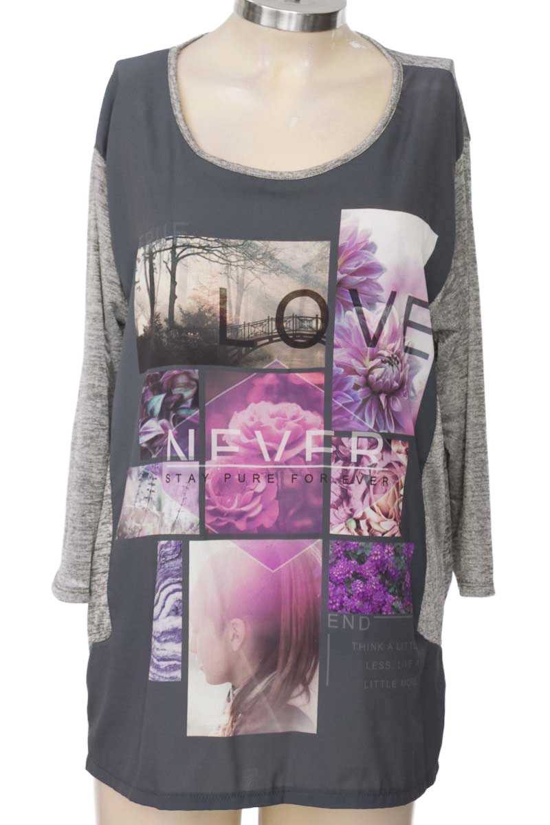 Blusa color Gris - A de T