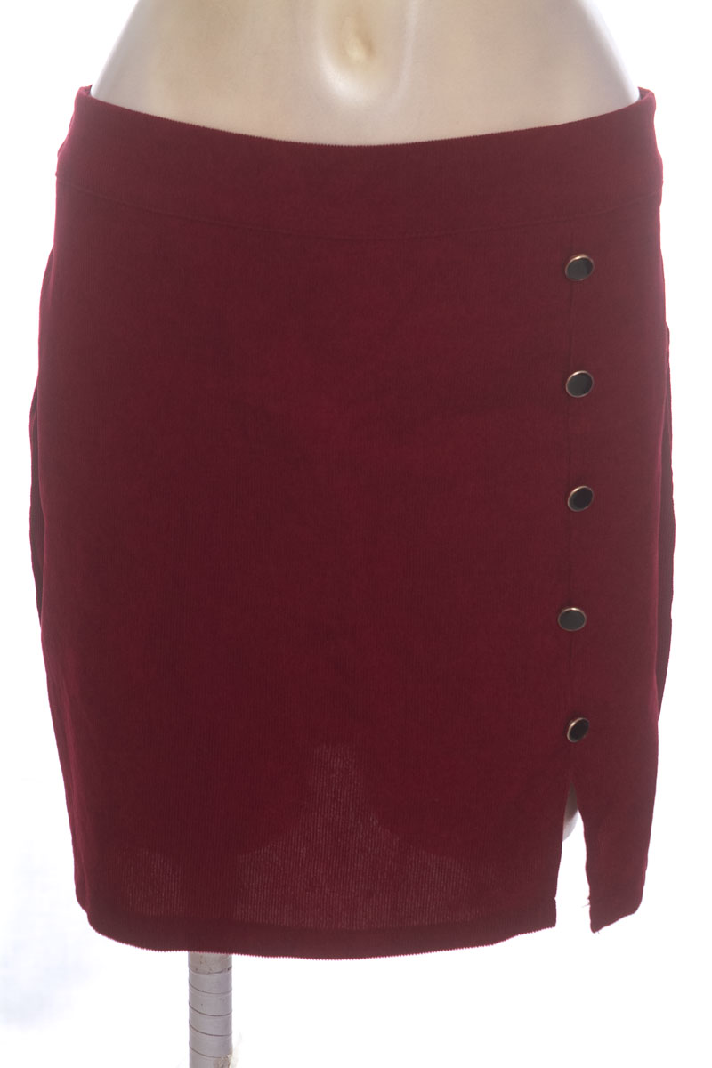 Falda color Vinotinto - Shein