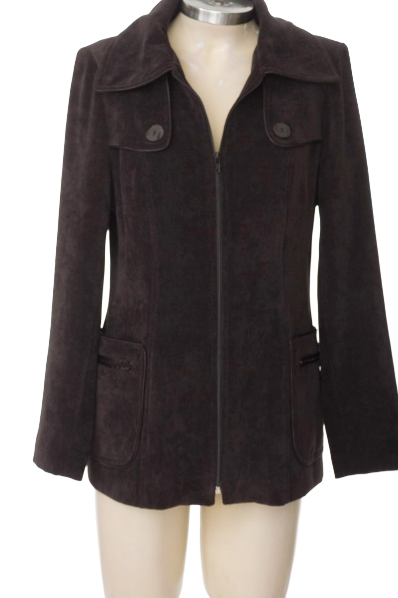 Chaqueta / Abrigo color Negro - Cris Moda