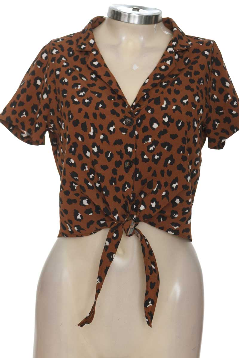 Top / Camiseta color Café - DENIMLAB