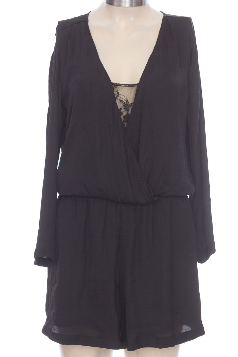 Robe De Fête Zara Taille M - Noir Microfibre - Occasion Très Bon État