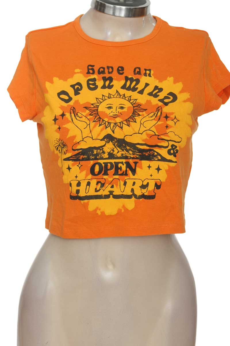 Top / Camiseta color Naranja - Divided by H&M