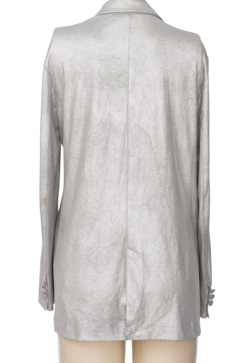 Chaqueta / Abrigo color Plateado - Zara