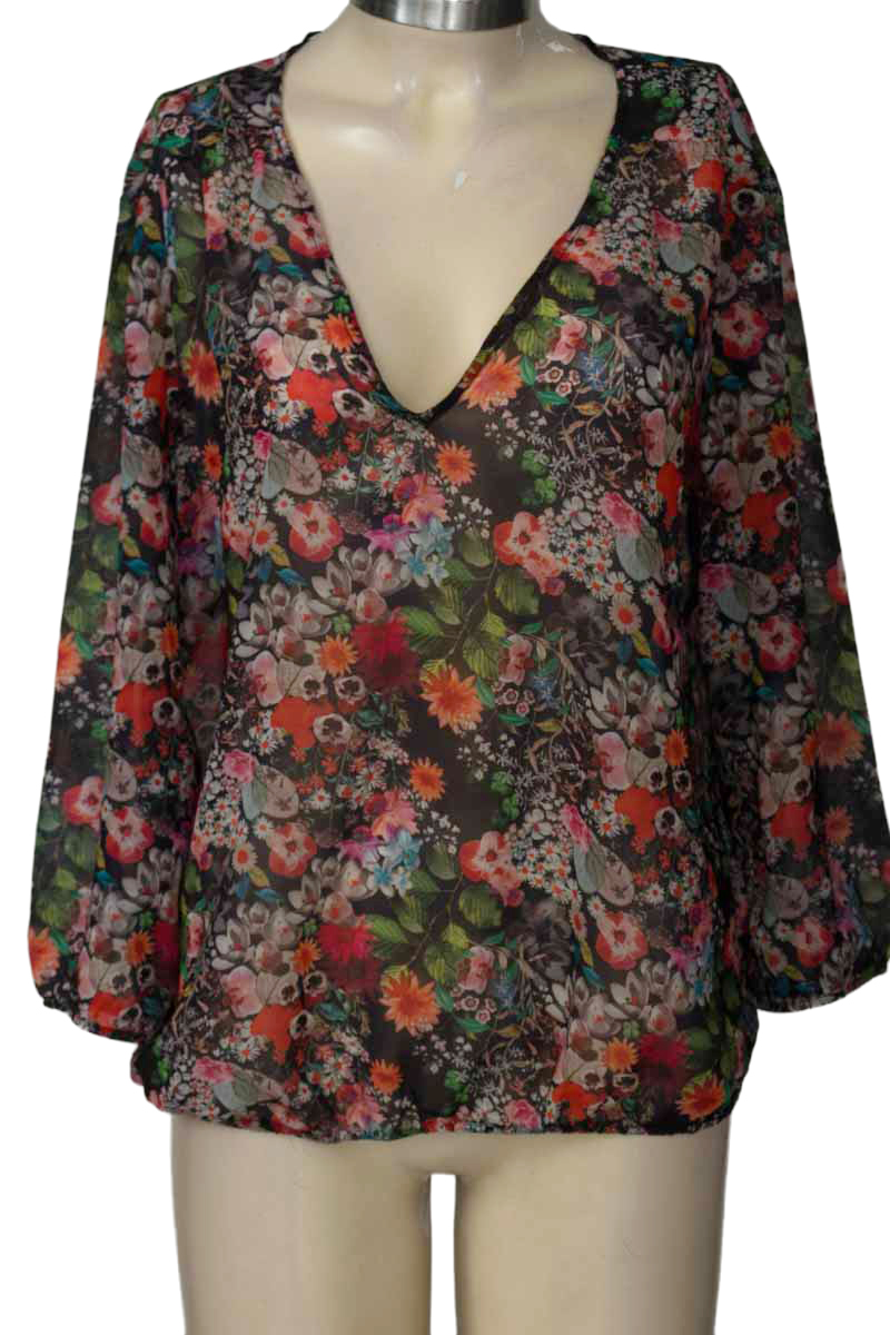 Blusa color Estampado - Zara