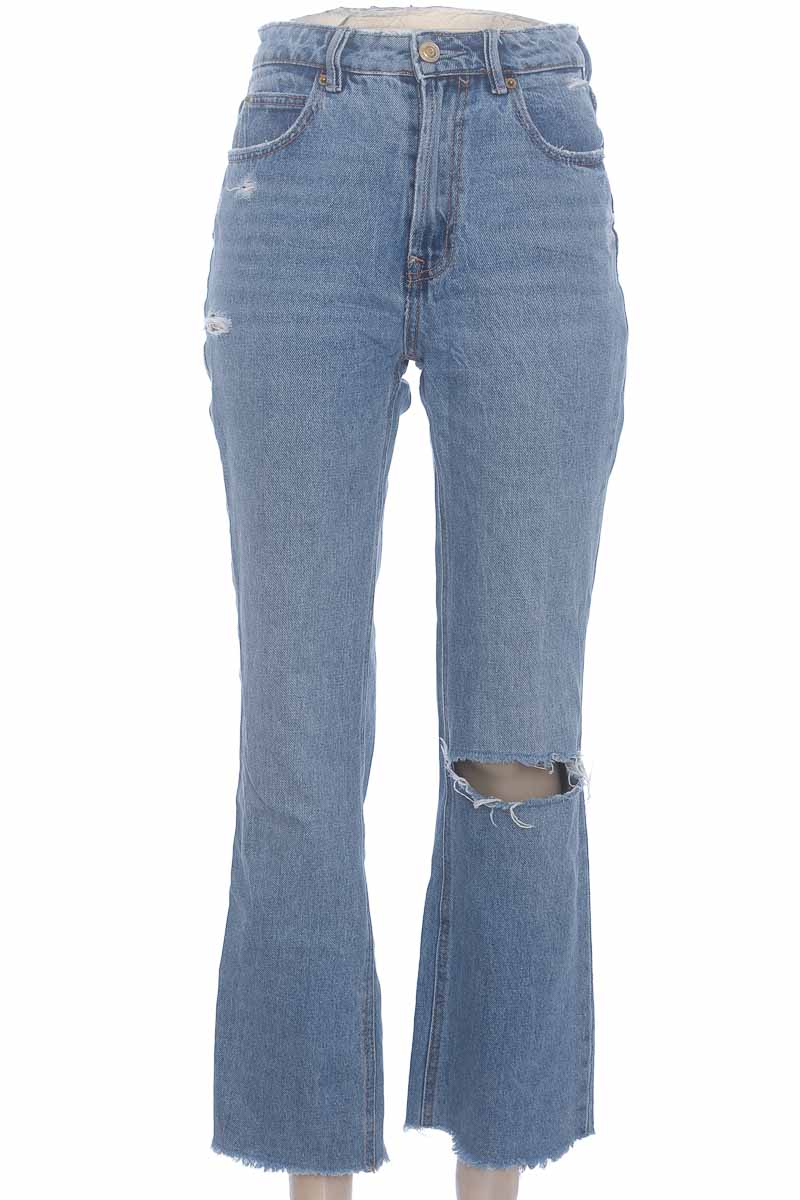 Pantalones color Azul - Stradivarius