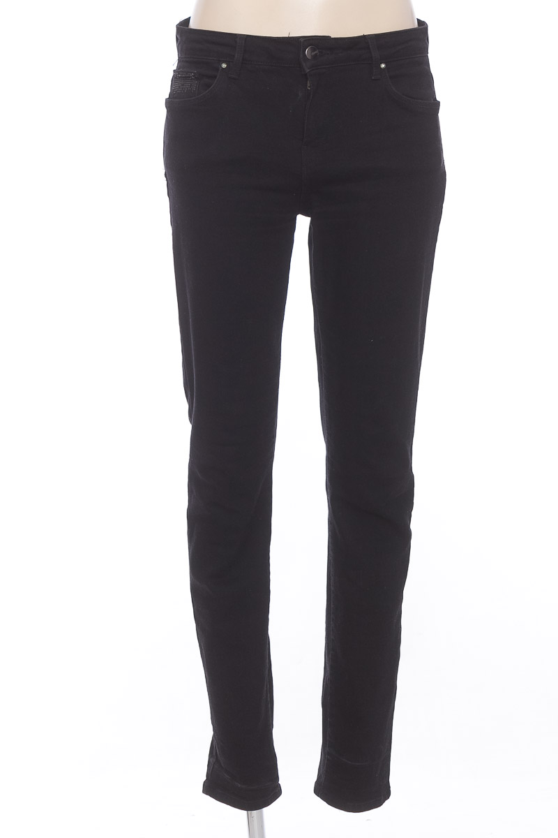 Pantacourt Noir Esprit Taille 44 - En Coton, Fermeture éclair, Occasion Très Bon état