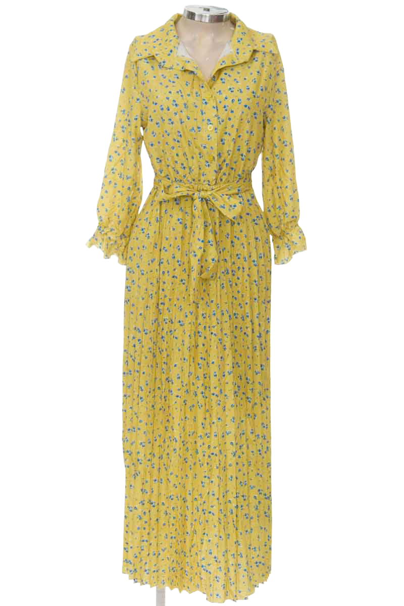 Vestido / Enterizo color Mostaza - Yi xin fashion