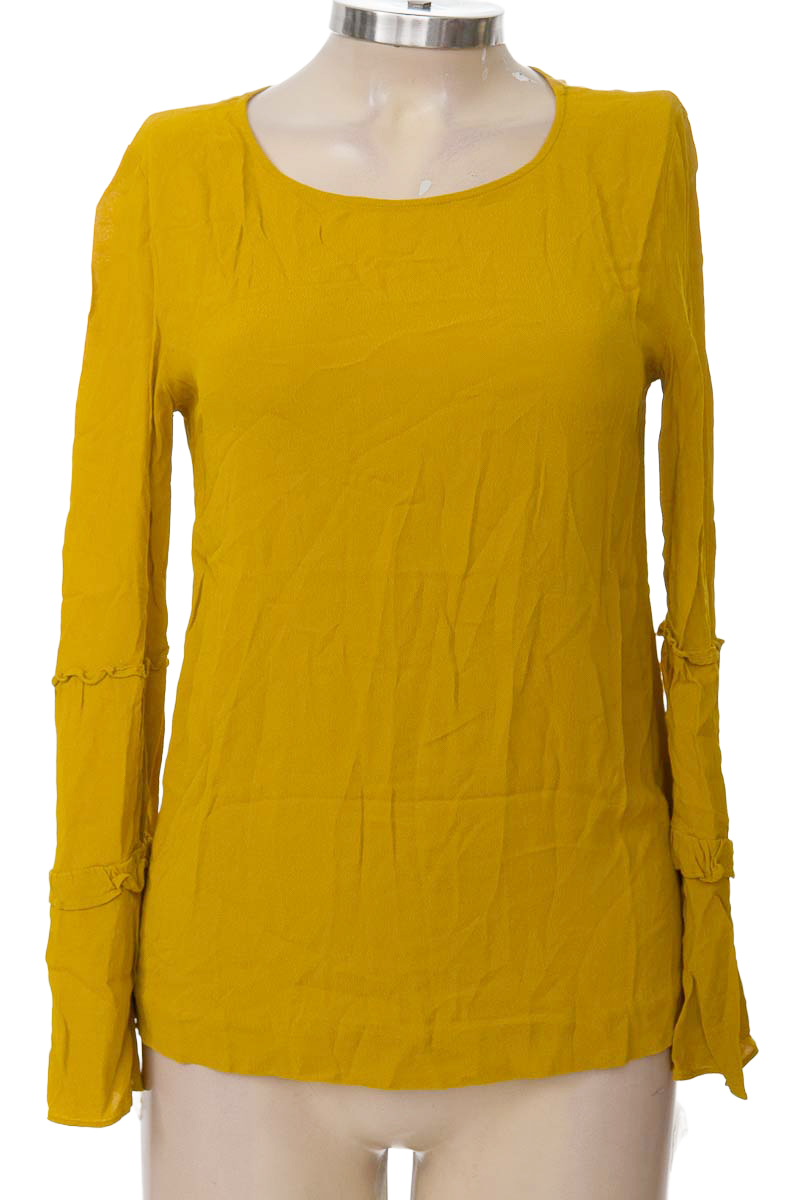 Blusa color Mostaza - Massimo Dutti