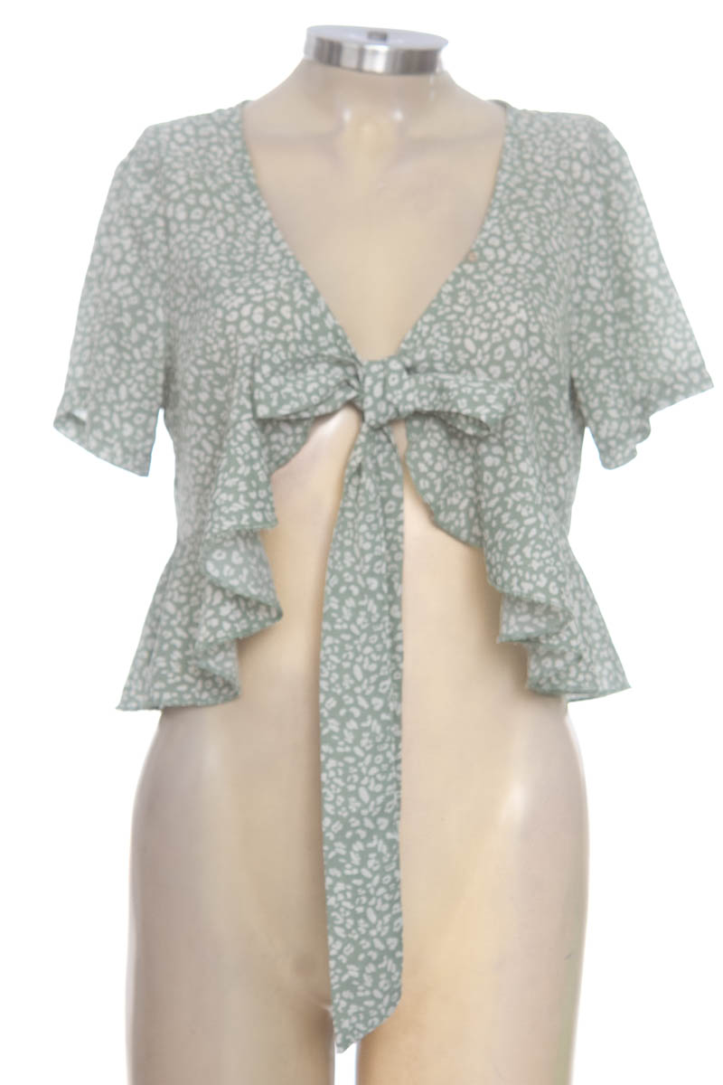Top / Camiseta color Verde - Shein