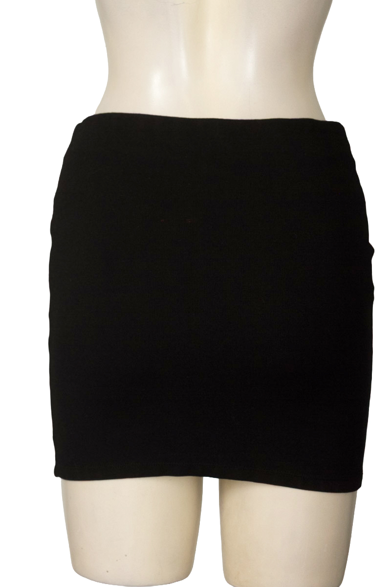Falda color Negro - Stradivarius