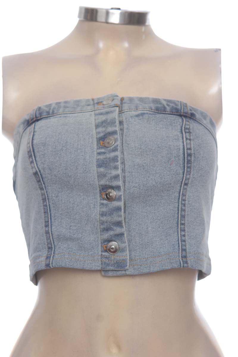 Top / Camiseta color Azul - Divided by H&M