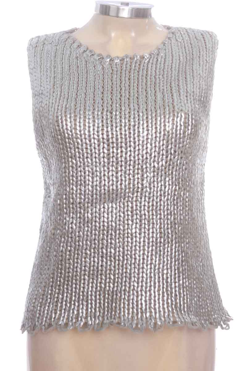 Top / Camiseta color Plateado - Zara