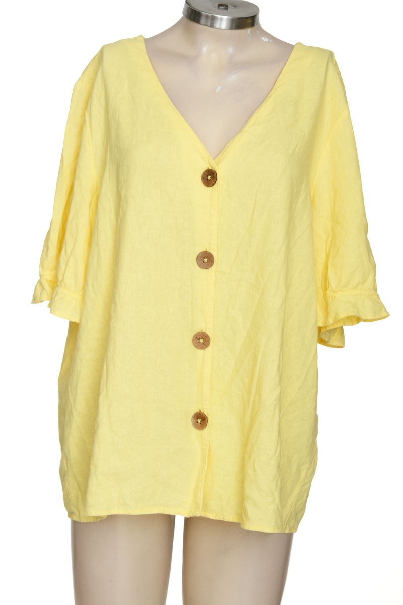 Blusa color Amarillo - Anne Klein