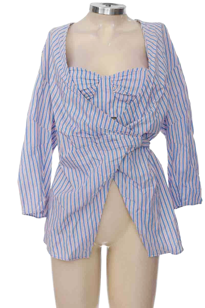 Blusa color Azul - Zara