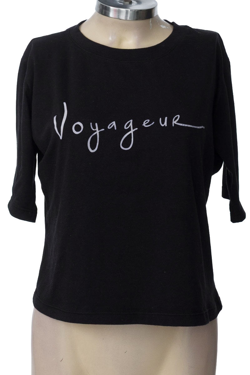 Top / Camiseta color Negro - Carolina Estefan