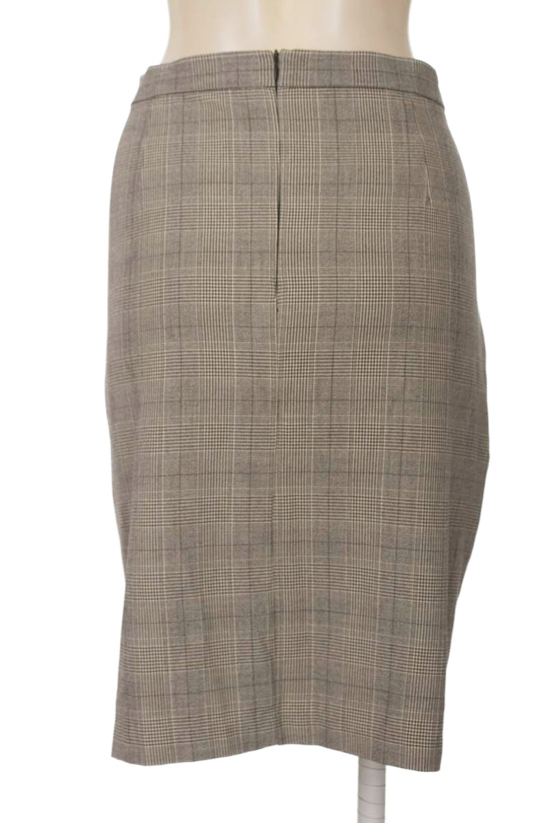 Falda color Gris - Banana Republic