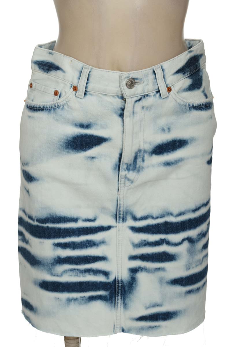 Falda color Azul - Zara