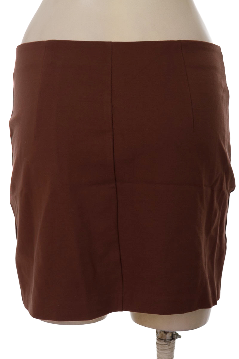 Falda color Café - Stradivarius