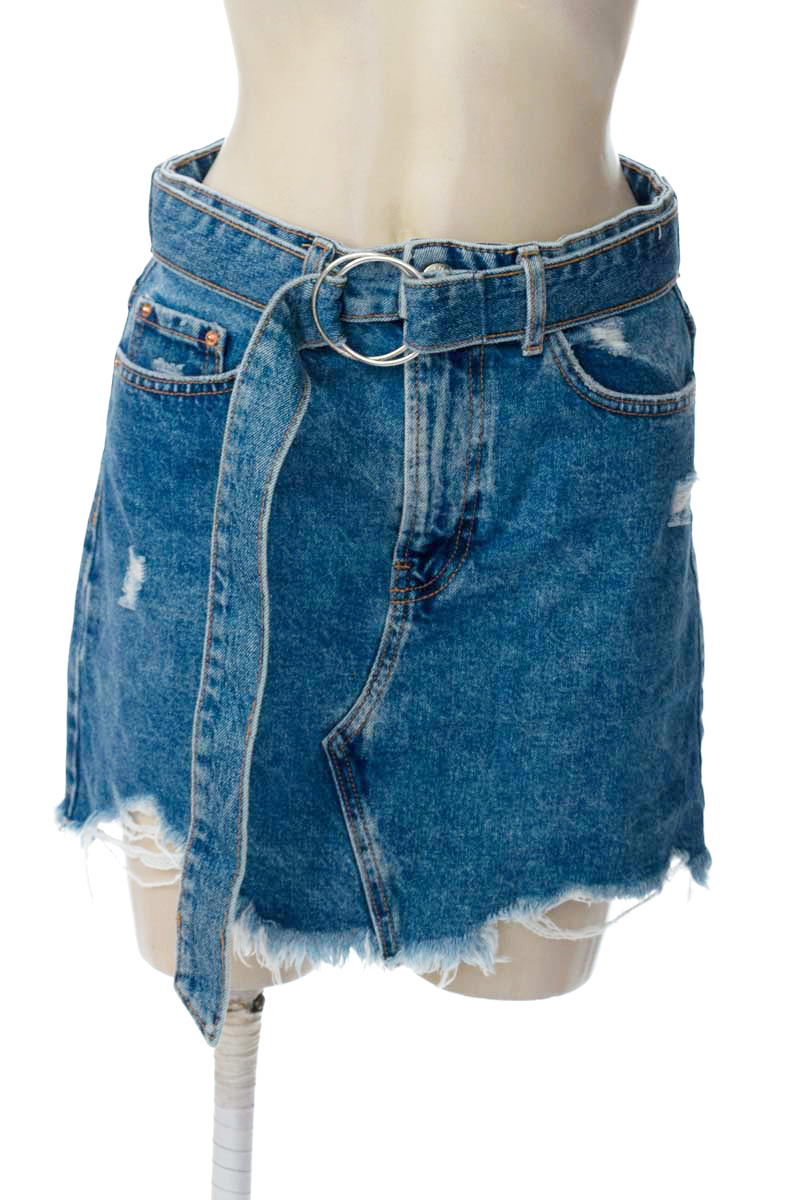 Falda color Azul - Bershka