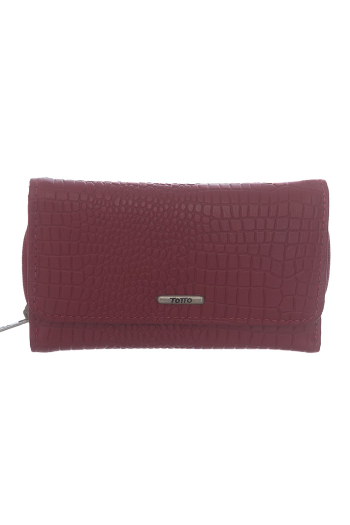 Cartera / Bolso / Monedero color Vinotinto - Totto