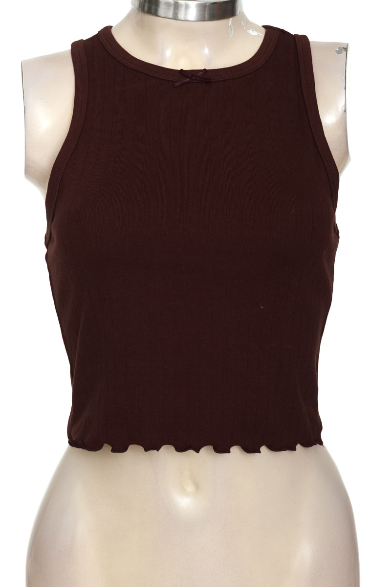Top / Camiseta color Vinotinto - Forever 21